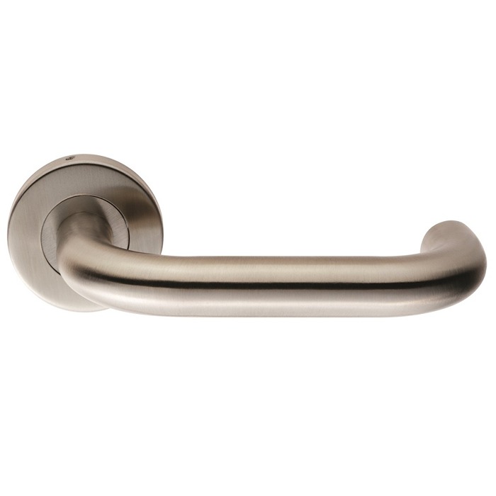 Safety Lever Door Handle on Sprung Rose